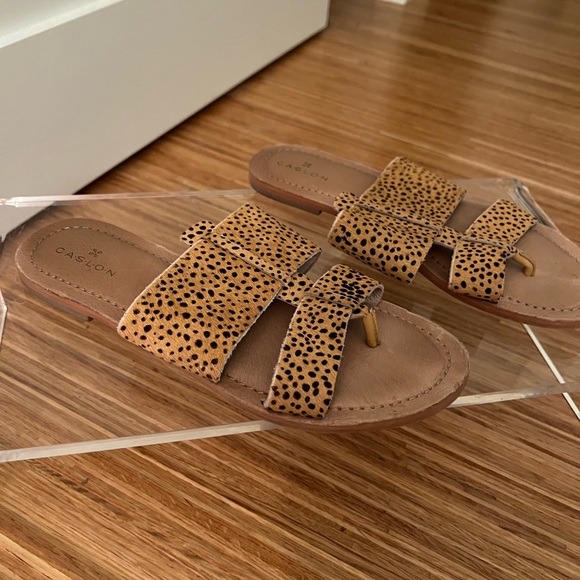 3 pairs of sandals, sz 7. Good condition. Franco Sarto, Sam Edelman, Caslon - Picture 3 of 5